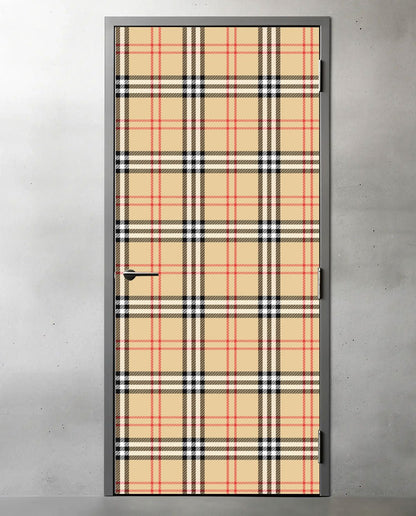Classic British Plaid Fridge Wrap