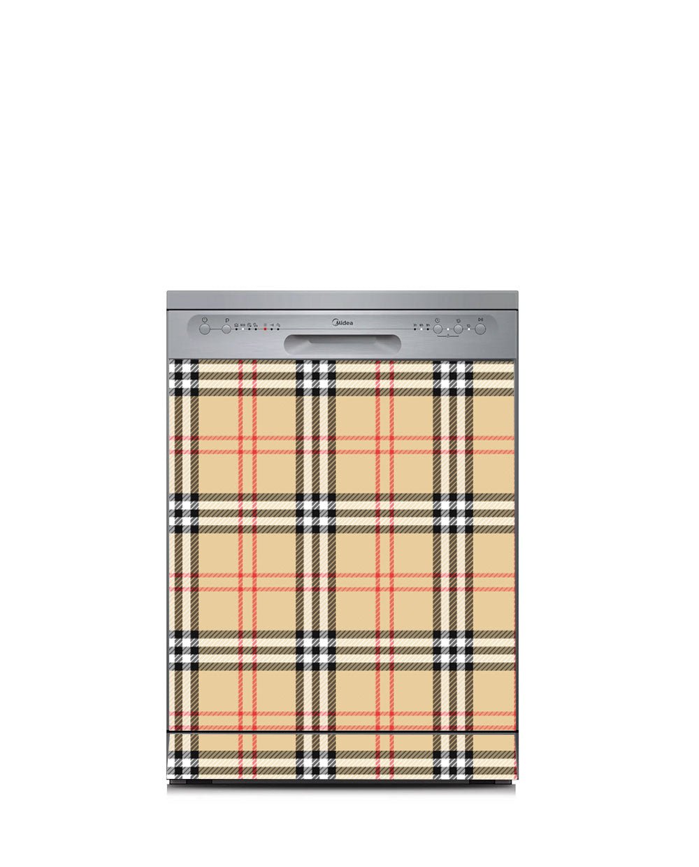 Classic British Plaid Fridge Wrap