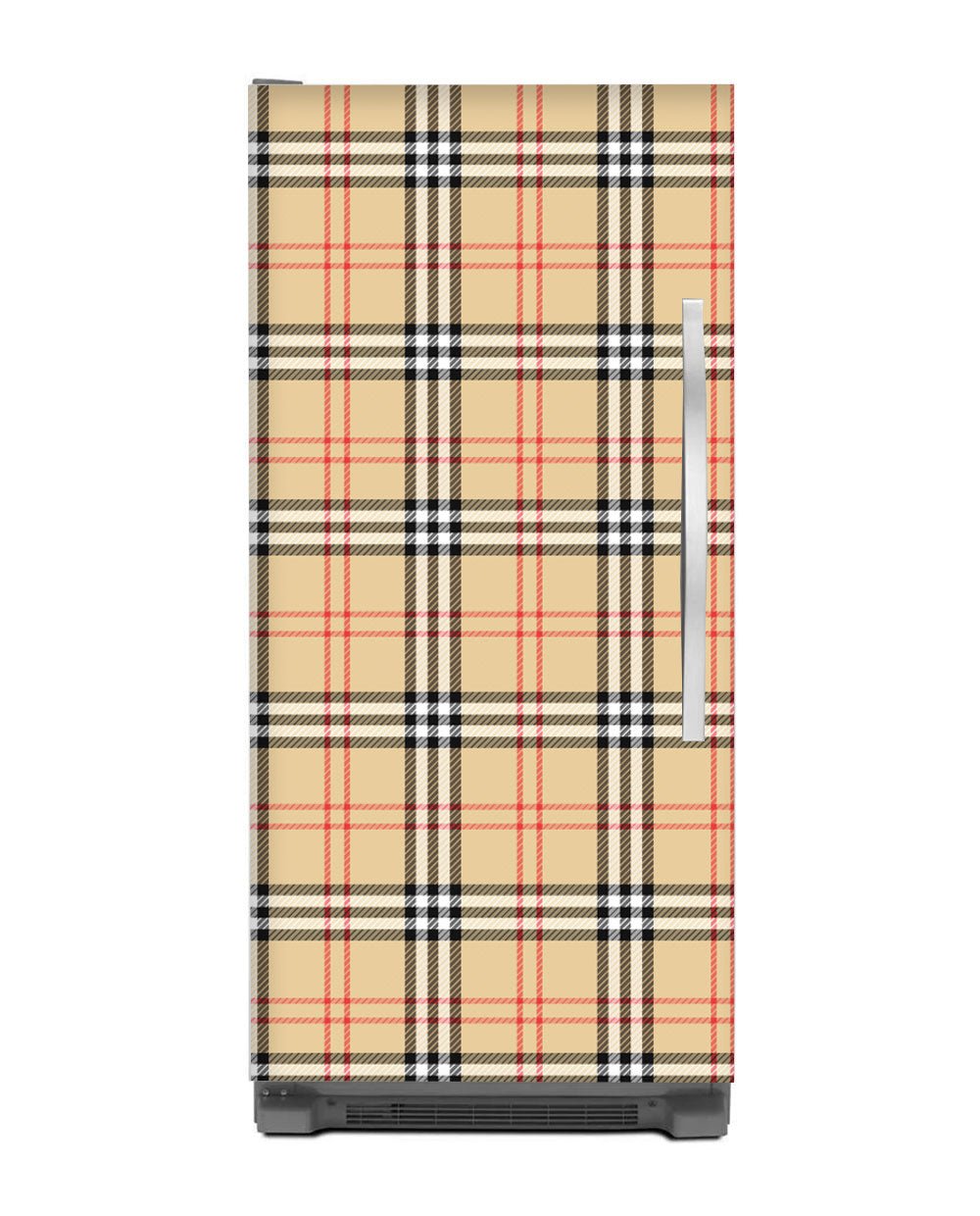 Classic British Plaid Fridge Wrap