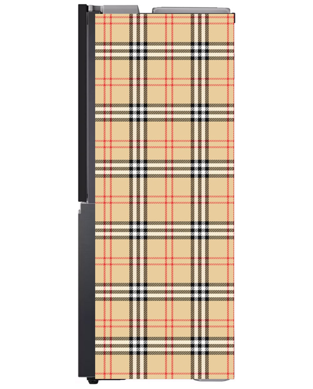 Classic British Plaid Fridge Wrap