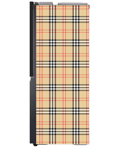 Classic British Plaid Fridge Wrap