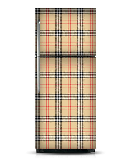 Classic British Plaid Fridge Wrap