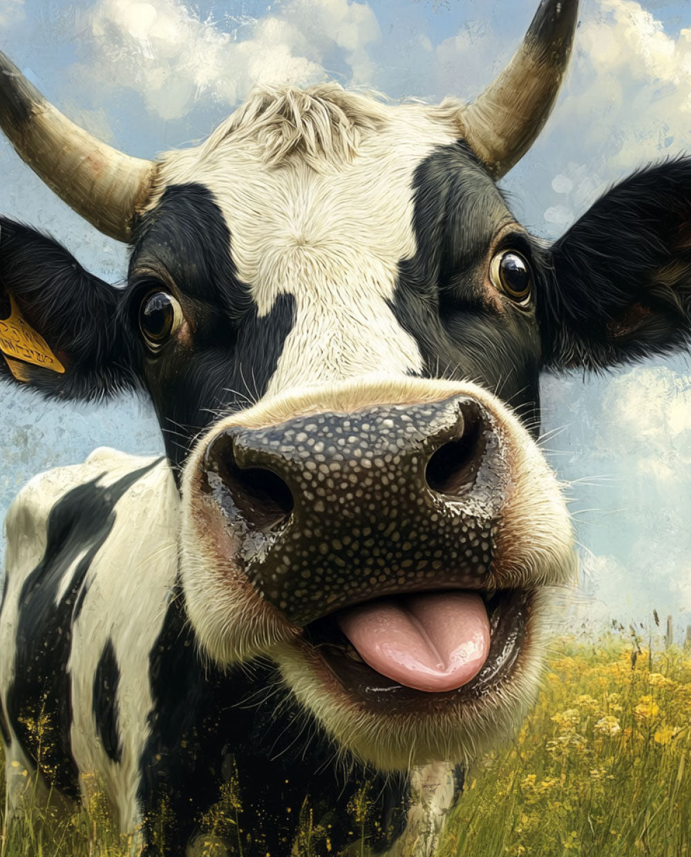 funny cow posters