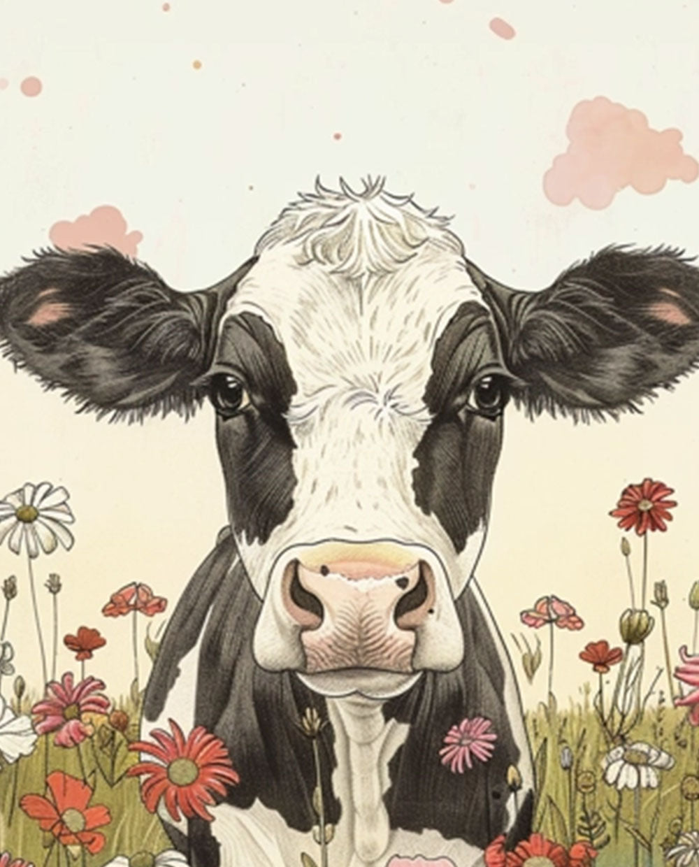 Cute cow illustration