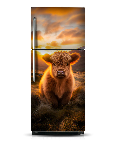 Highland Cow calf full cover magnet wrap – KUDUmagnets