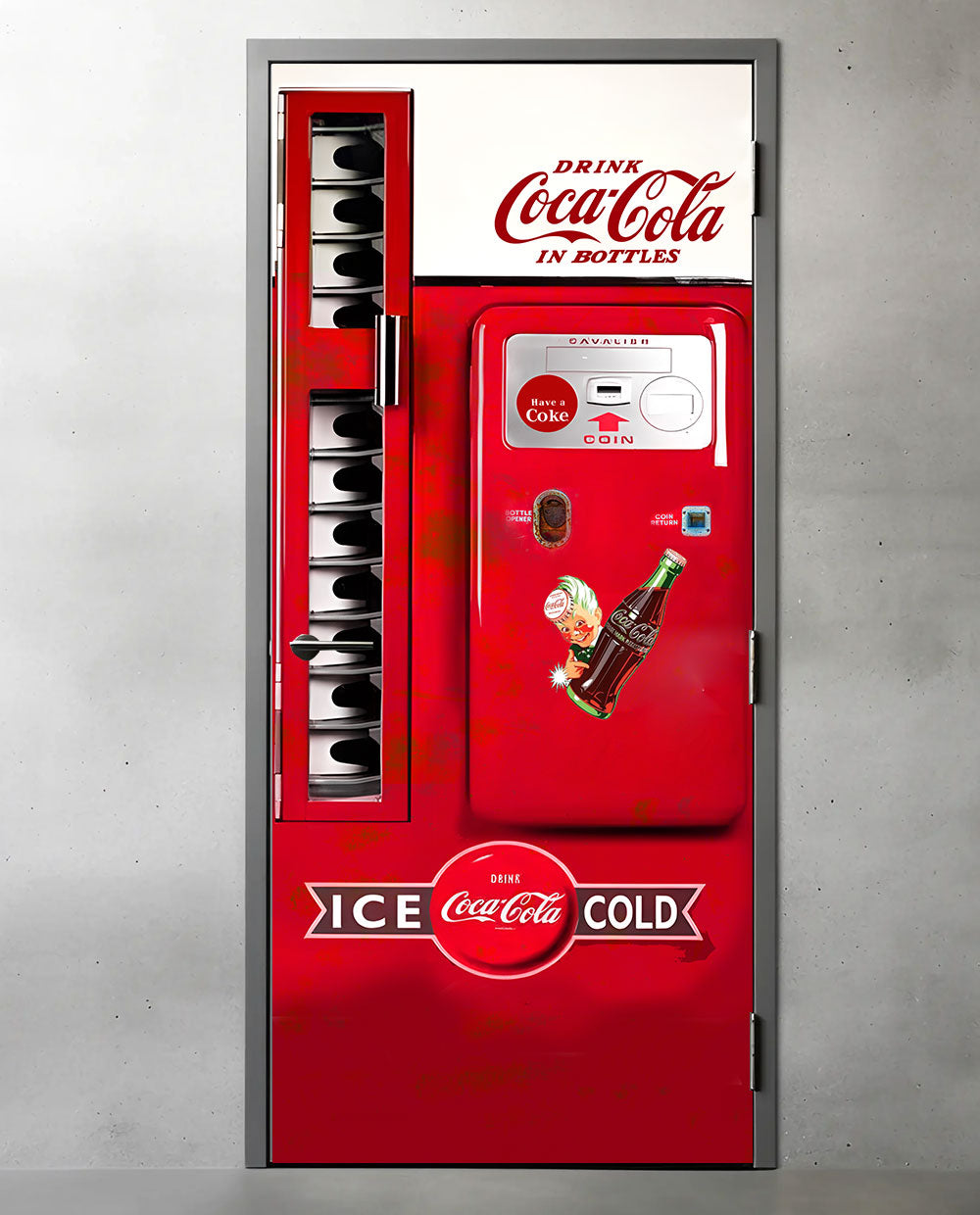 Elf Coke vending machine