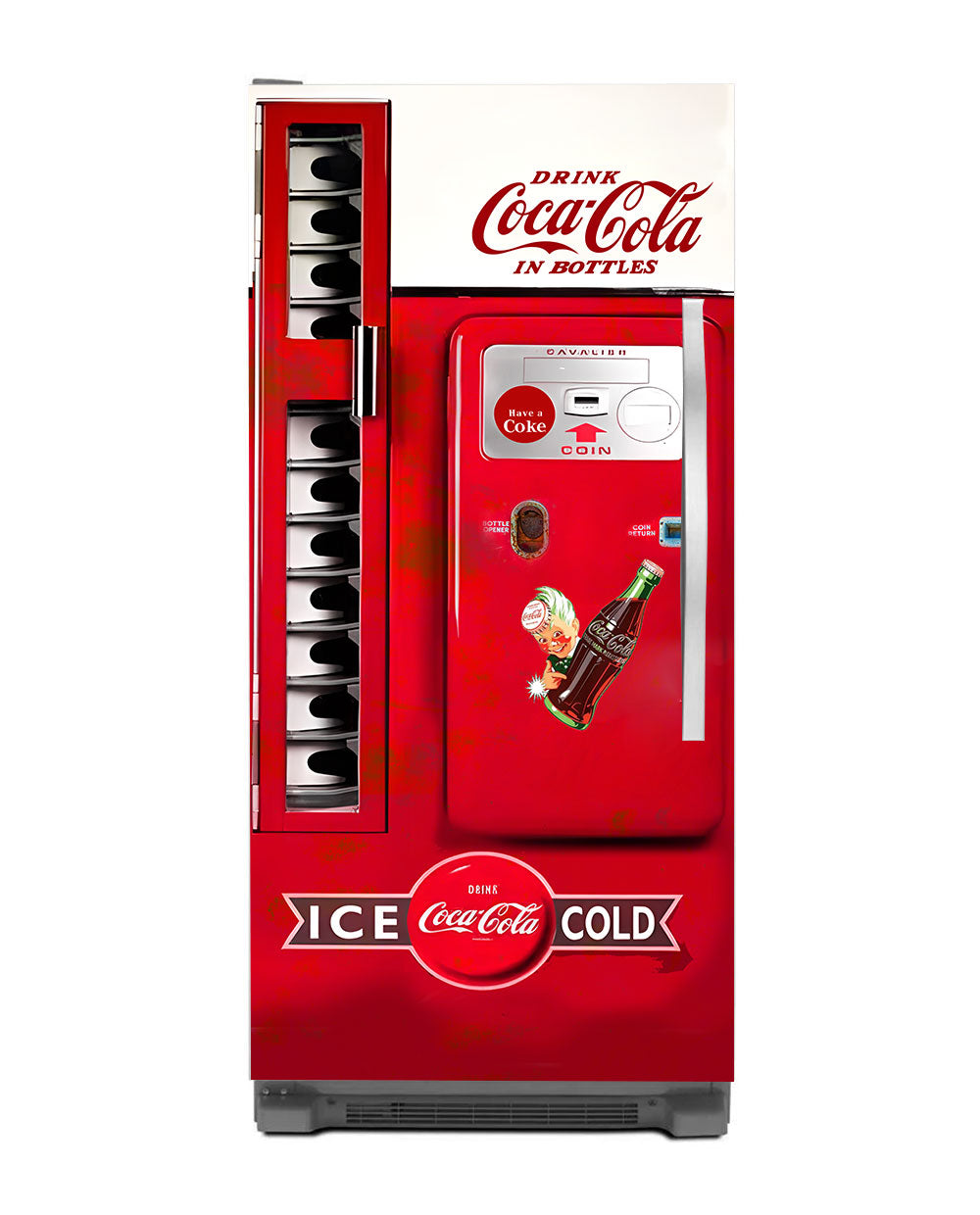 Elf Coke vending machine