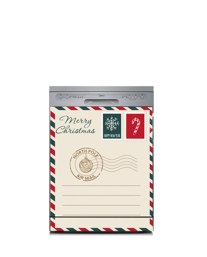 North Pole Christmas Envelope Fridge Magnet