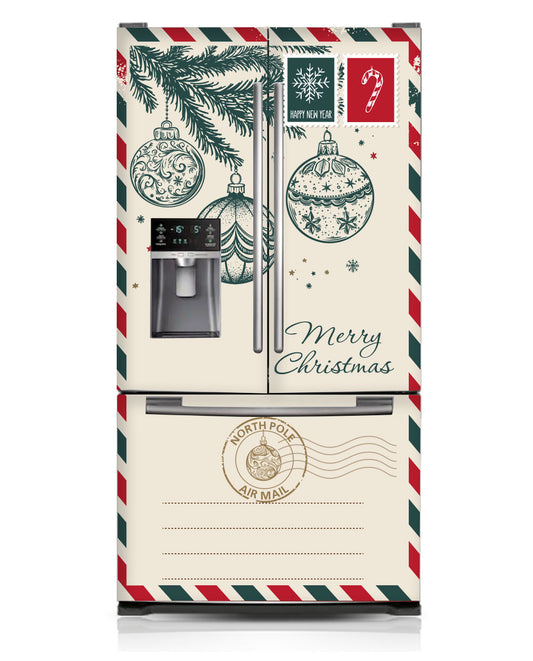 North Pole Christmas Envelope Fridge Magnet