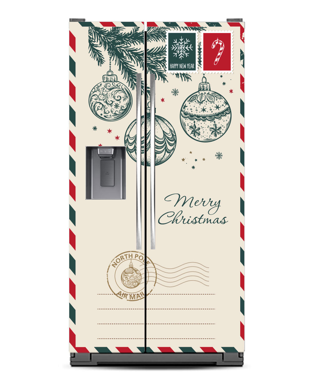 North Pole Christmas Envelope Fridge Magnet