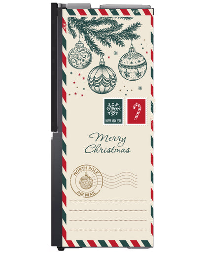 North Pole Christmas Envelope Fridge Magnet