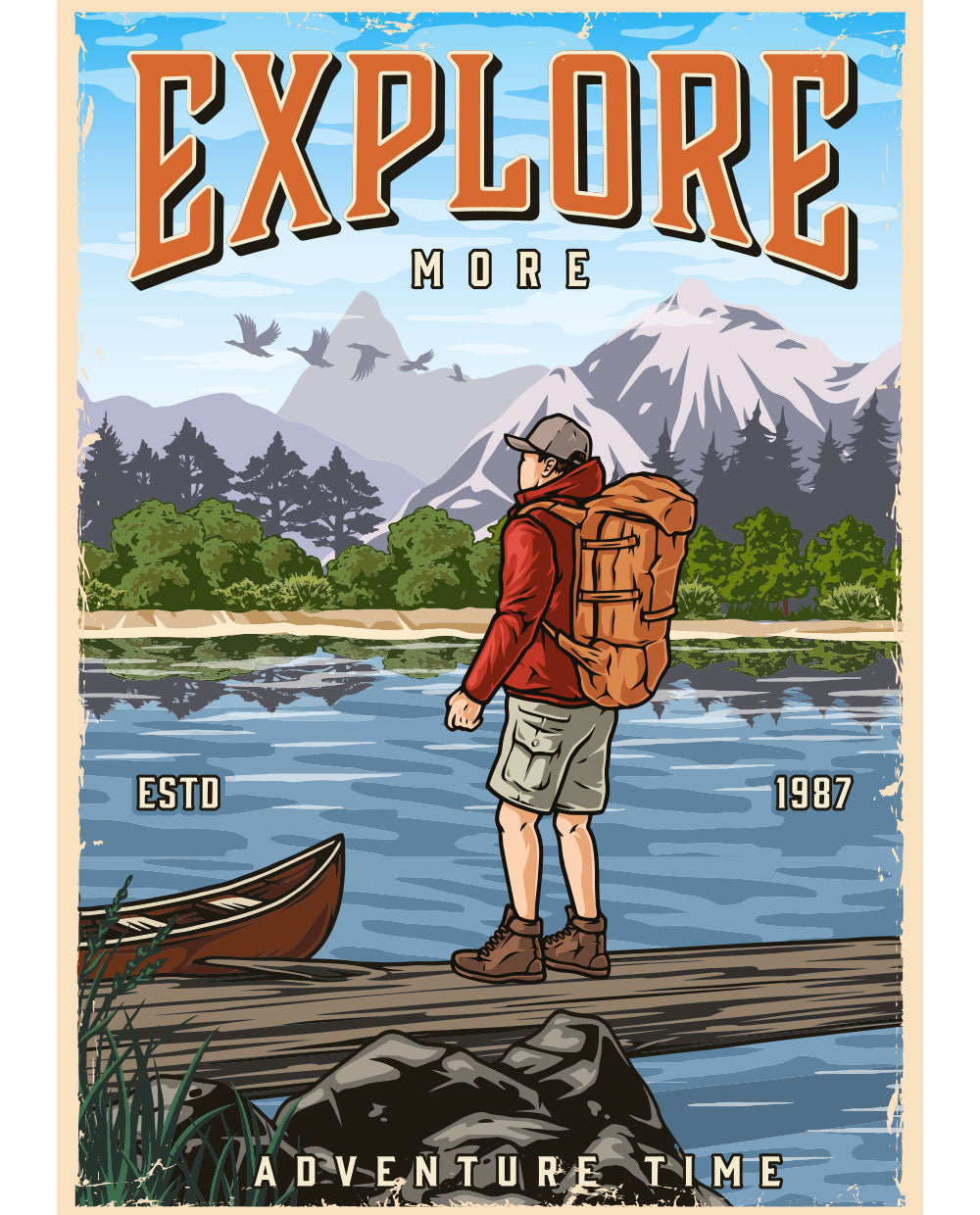 Explore - 2 posters set