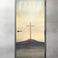 FAITH Word Cloud with Cross Magnet