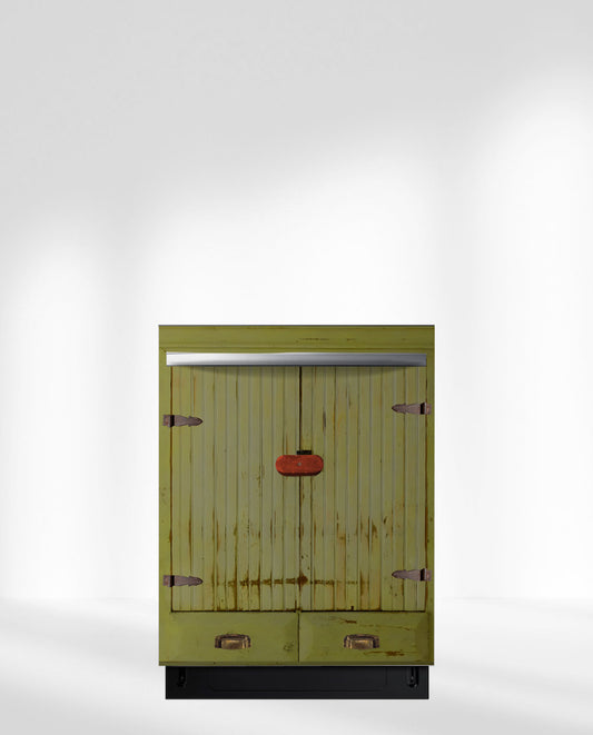 Green Antique cupboard