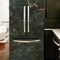 Green & gold marble