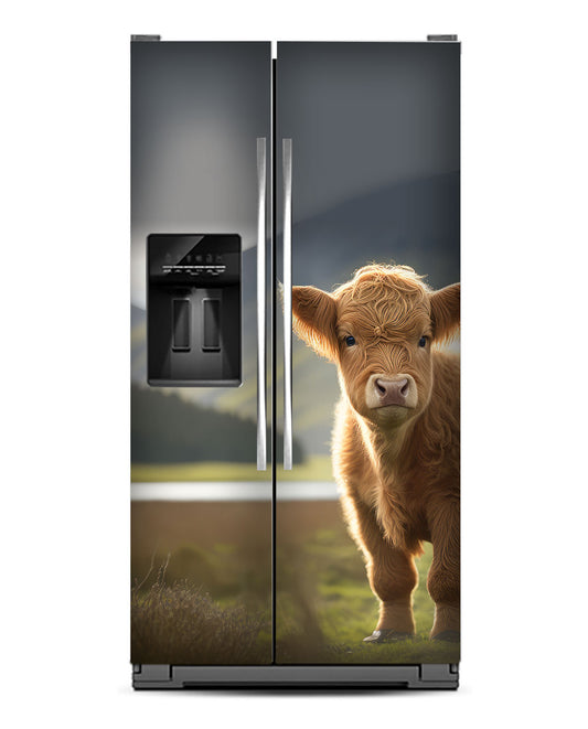 Versatile magnetic skins for side-by-side fridges, ice dispenser optional.  – KUDUmagnets