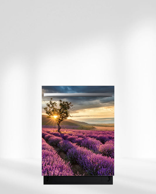 Lavender Field Fridge Magnet Cover