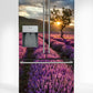 Lavender Field Fridge Magnet Cover