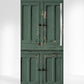 Green primitive cabinet "Lisa"
