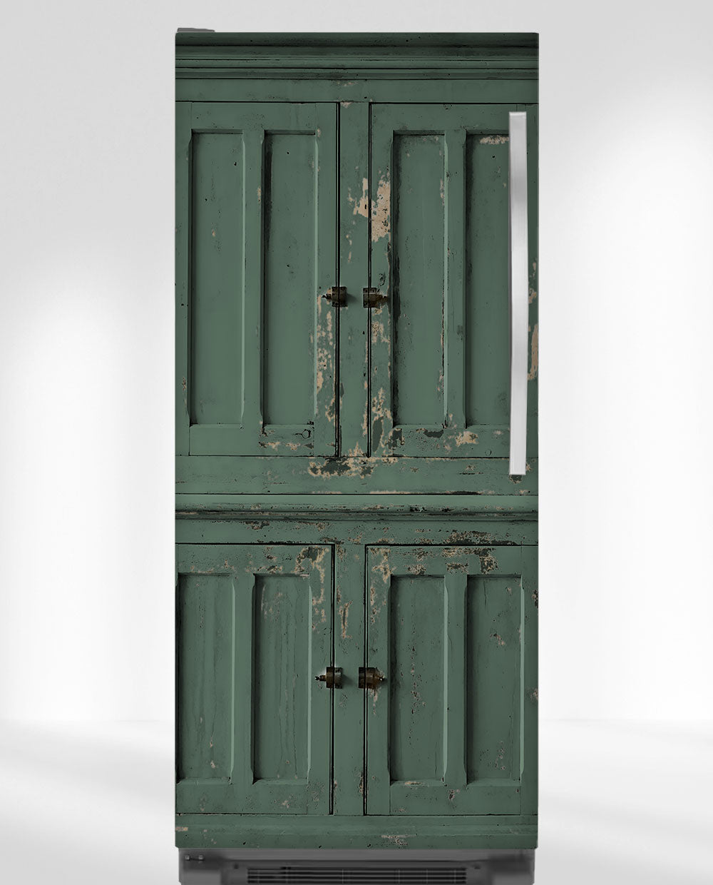 Green primitive cabinet "Lisa"