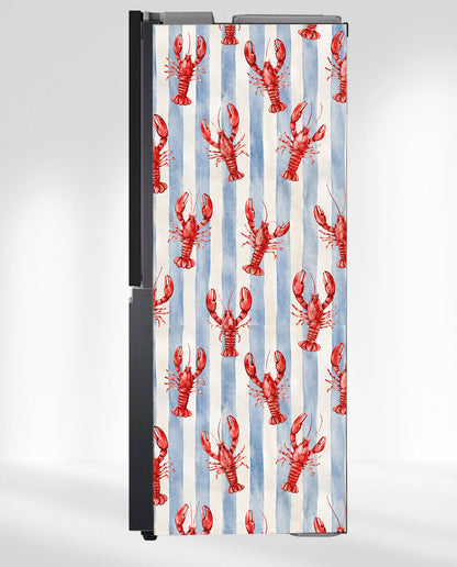 Coastal Lobster & Blue Stripes