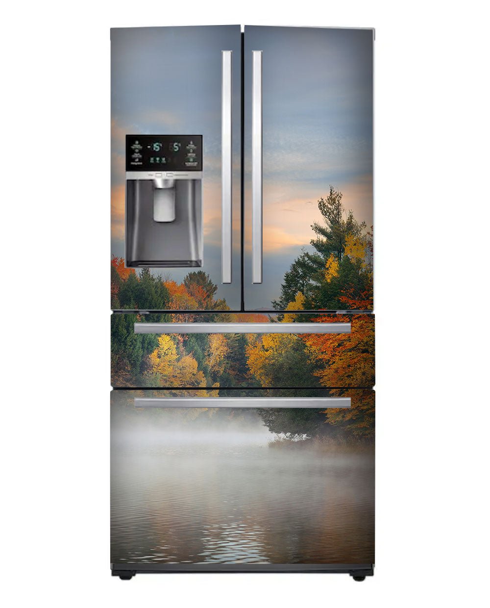Morning fog magnetic full cover for ANY fridge model – KUDUmagnets