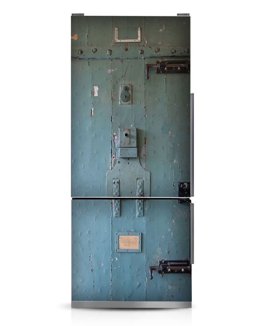 Old blue  door