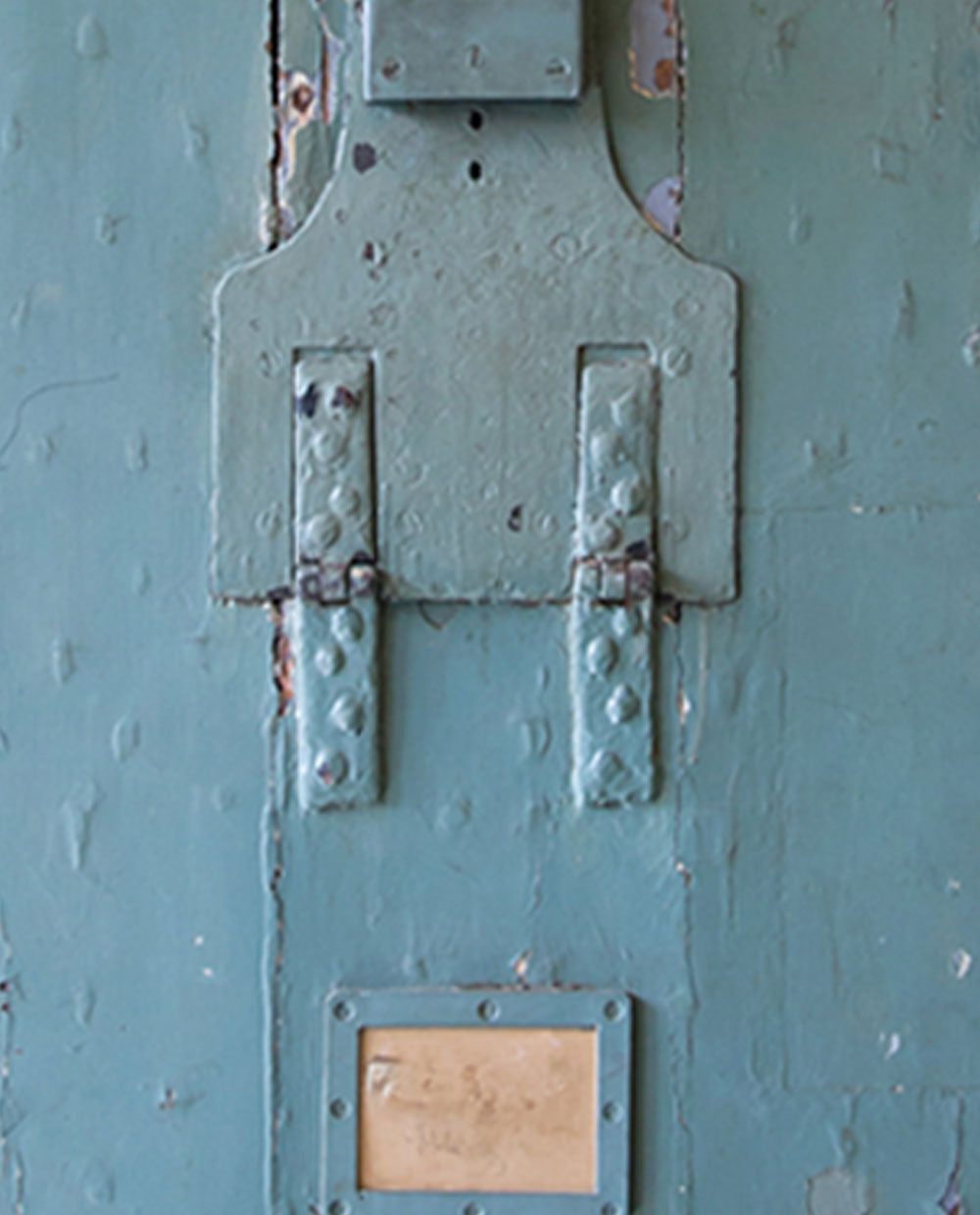 Vieja puerta azul