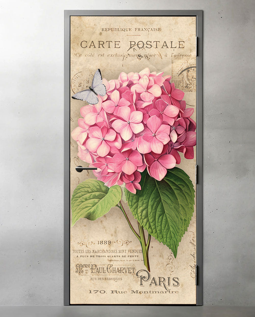 Paris Flower Postcard