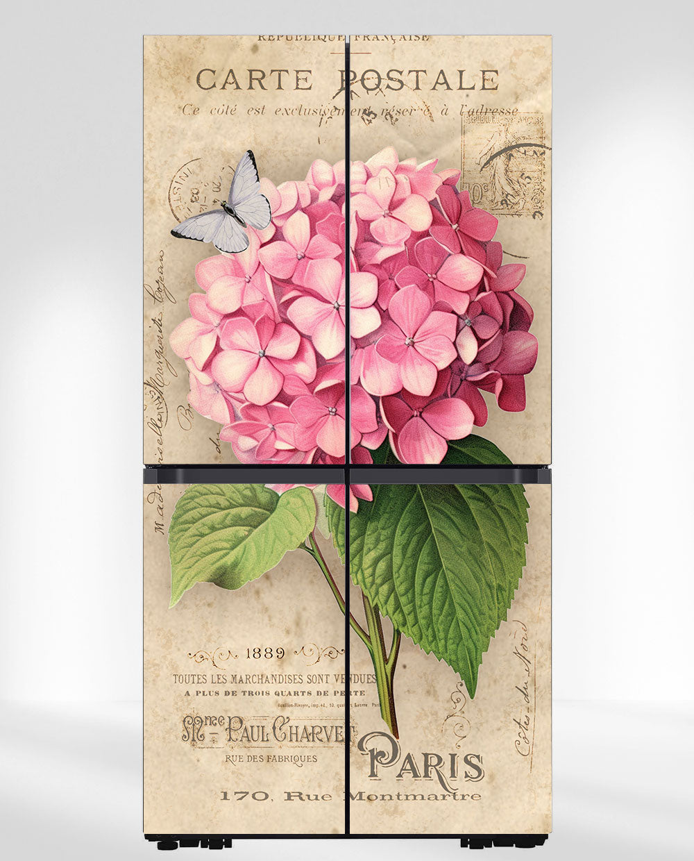 Paris Flower Postcard
