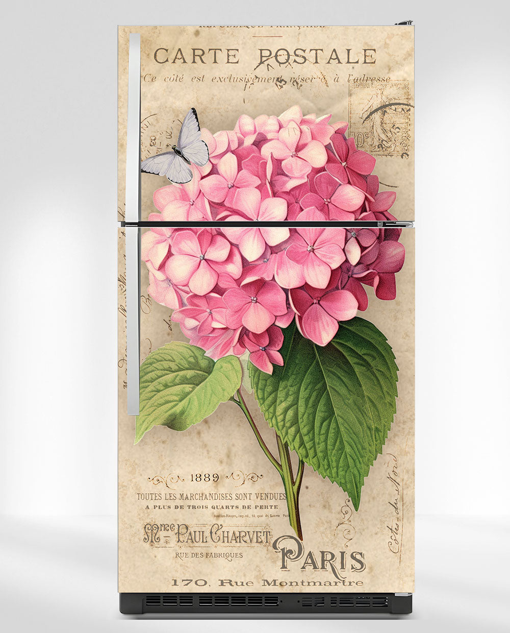 Paris Flower Postcard