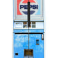 Blue vending machine