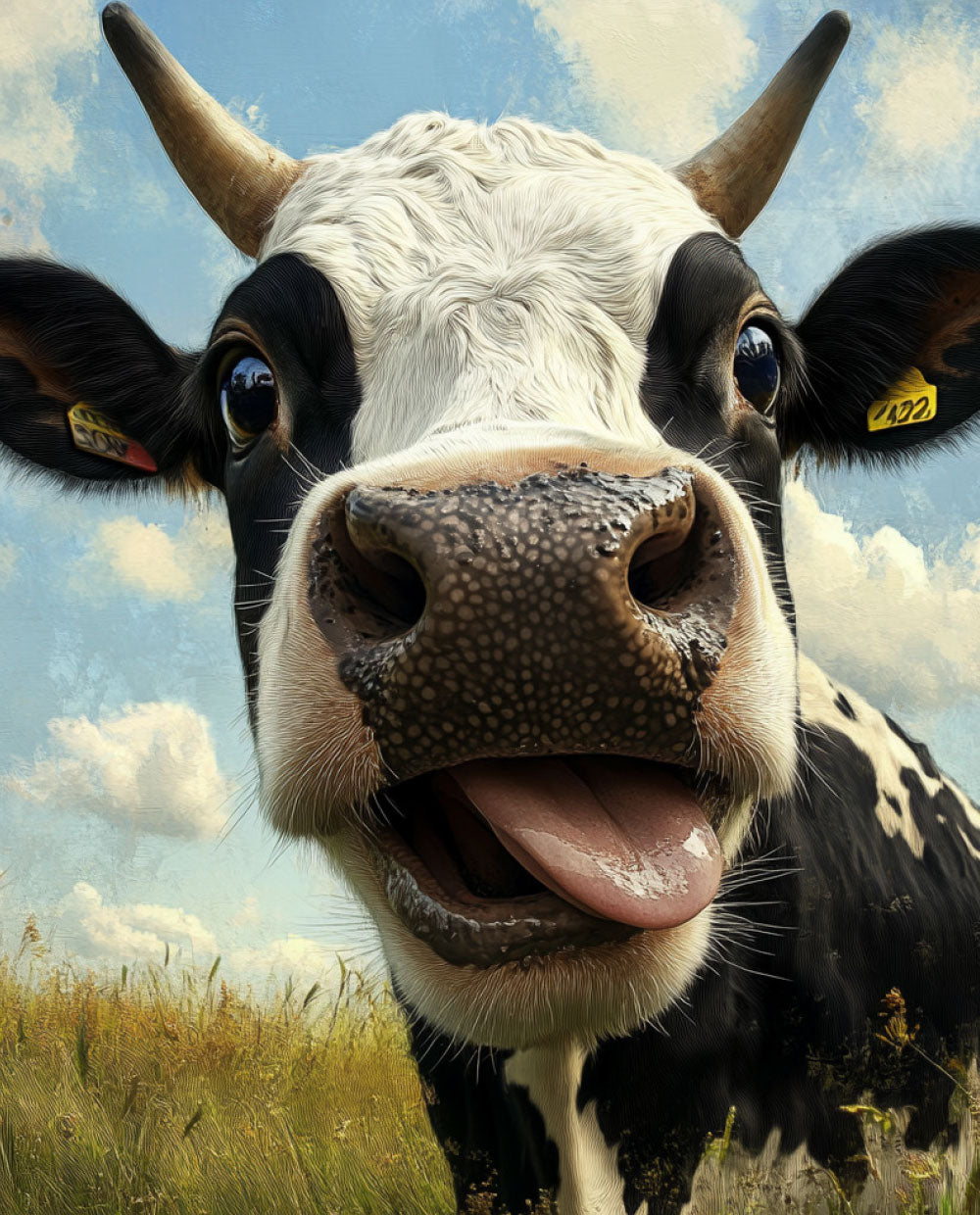 funny cow posters