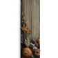 Pumpkins on wood