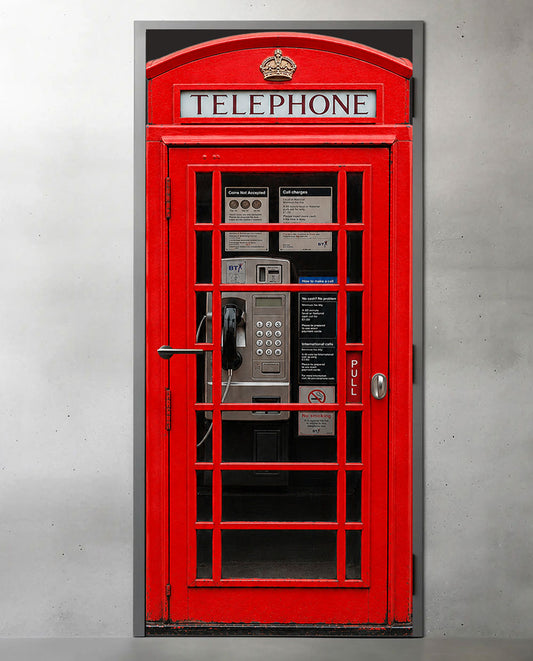 Red telephone booth
