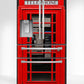 Red telephone booth