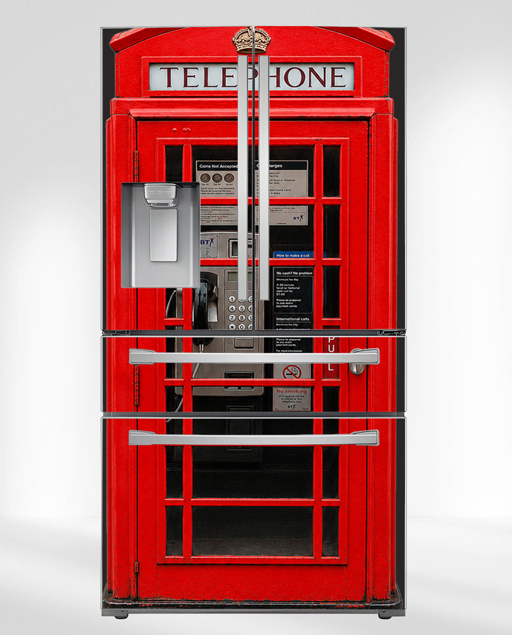 Red telephone booth