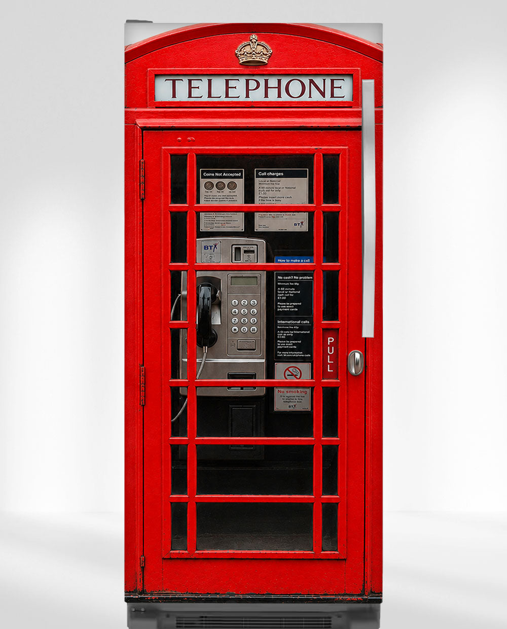 Red telephone booth