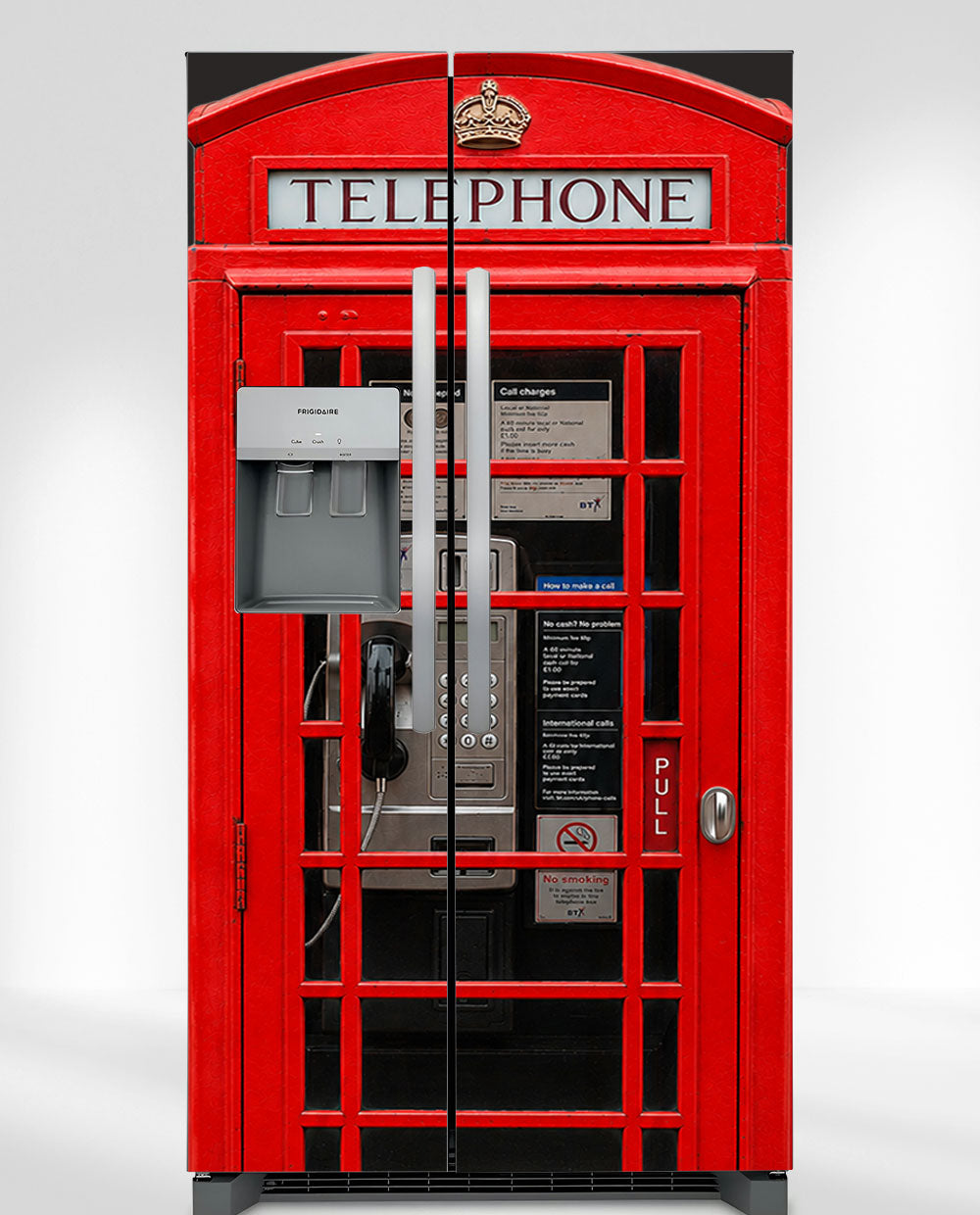 Red telephone booth