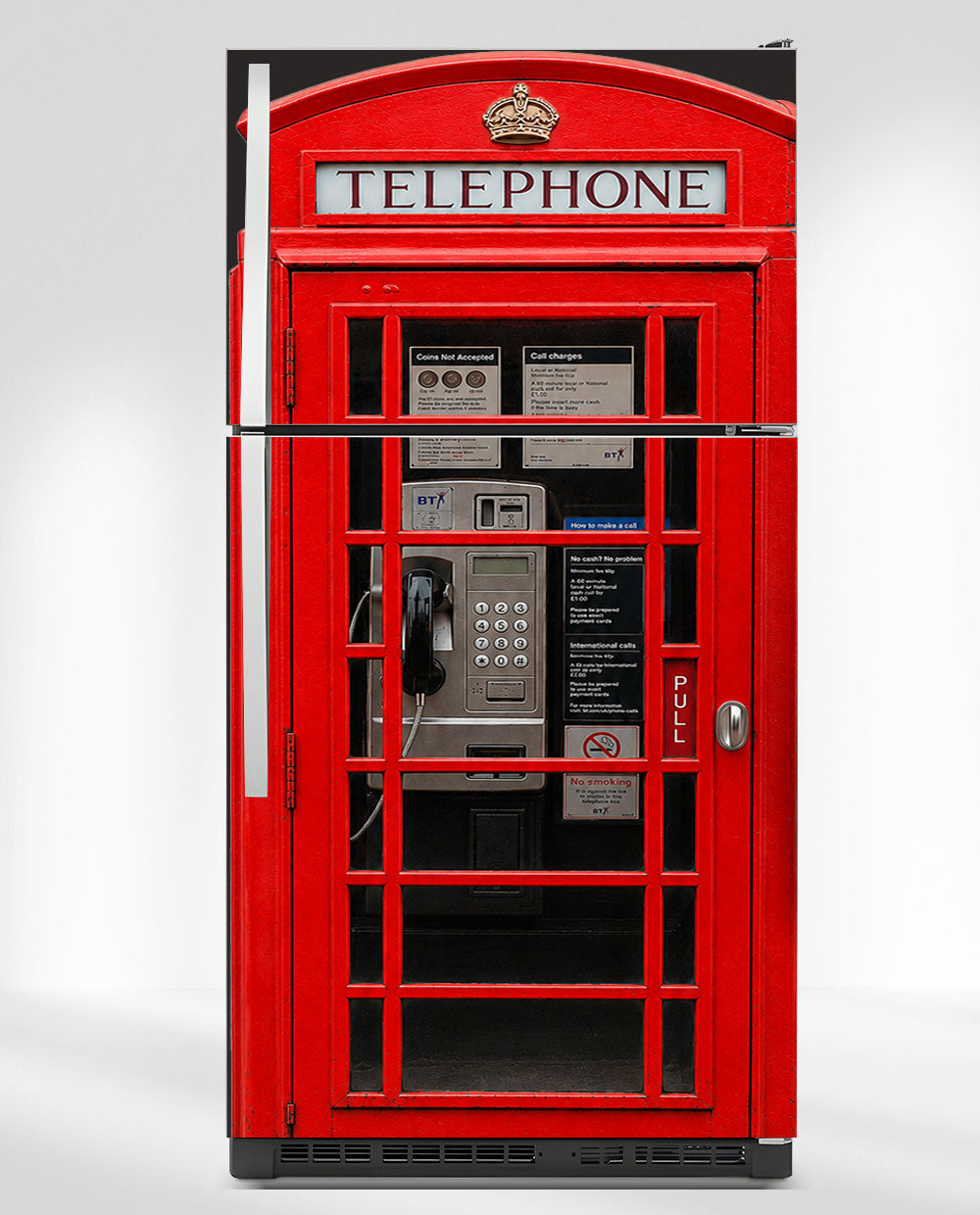 Red telephone booth
