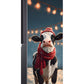 Jolly cow with a scarf