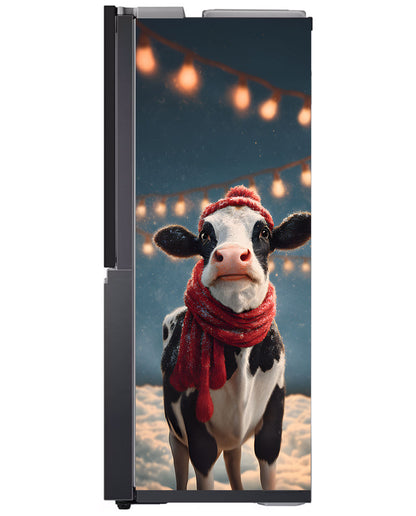 Jolly cow with a scarf