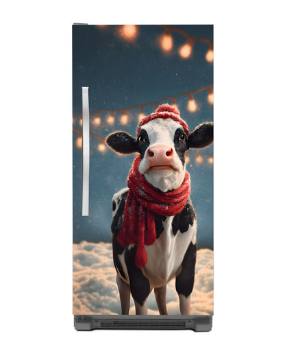 Jolly cow with a scarf