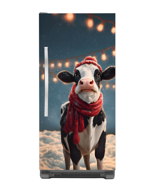Jolly cow with a scarf