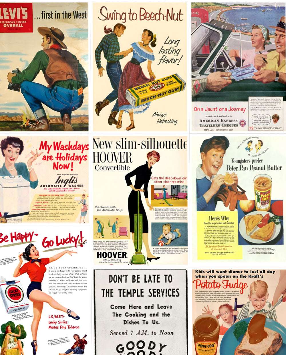 50's ads