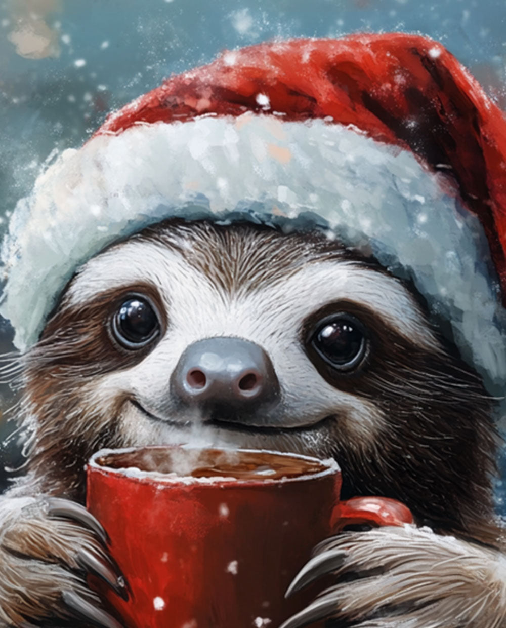 Christmas sloth