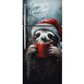 Christmas sloth