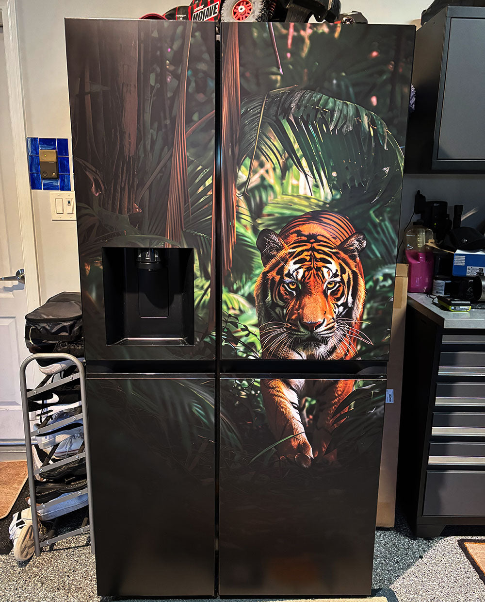 A tiger in the jungle