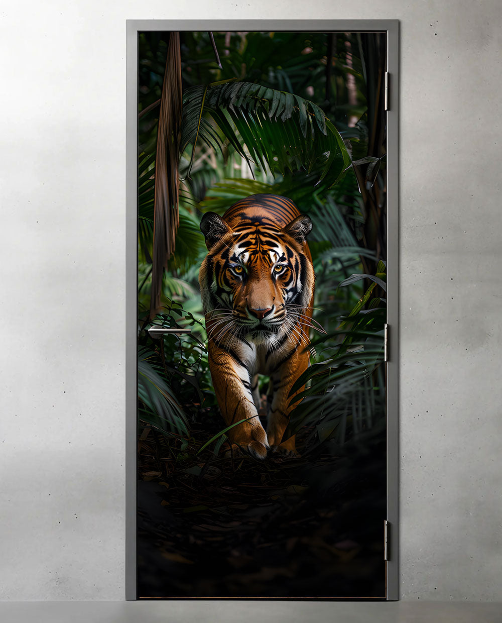 A tiger in the jungle