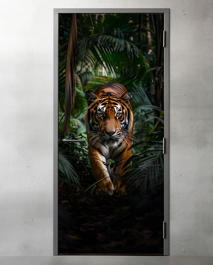 A tiger in the jungle
